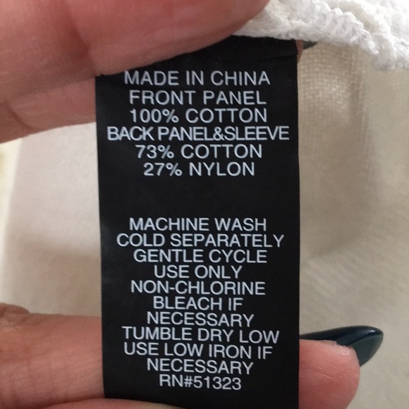 Vince Camuto Cardigan With Large Eyelet Detail - Picture 5 of 5